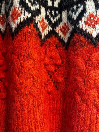 Jersey de lana multicolor