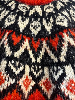 Jersey de lana multicolor