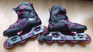 Patines en línea Oxelo morados talla 37-40 adulto