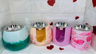 Quemadores de eco resina artesanales