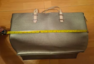 Bolso Zara Gris Plateado