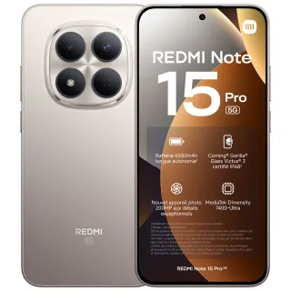 Xiaomi Redmi Note 15 Pro 5G 12/512GB Titanio