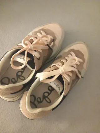 Zapatillas Pepe Jeans Beige y Rosa