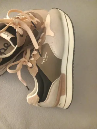 Zapatillas Pepe Jeans Beige y Rosa