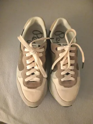 Zapatillas Pepe Jeans Beige y Rosa