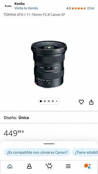 Tokina 11-16mm F2.8 CF