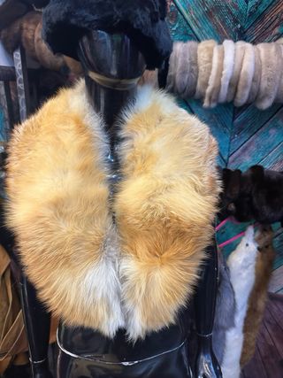 Collo di pelliccia volpe sintetica