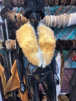 Collo di pelliccia volpe sintetica