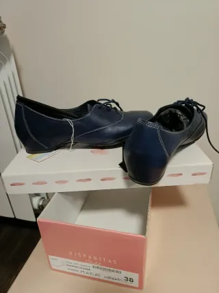 Zapatos de piel con cordones