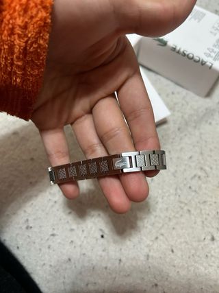 Pulsera Lacoste Original Plata