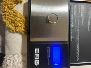 Anillo oro 9k con zafiro