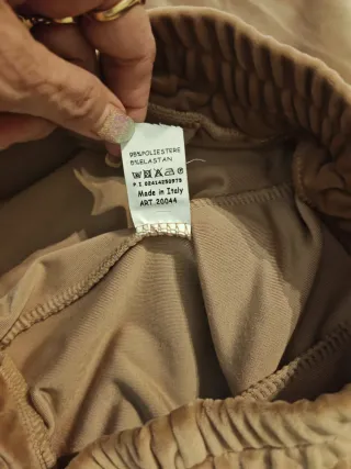 Pantaloni velluto marroni dritti