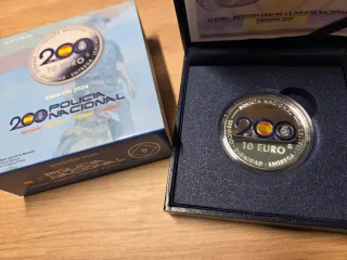Moneda 10 euros Plata Proof 200 años CNP