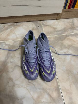 Botas de fútbol Adidas Morado/Verde