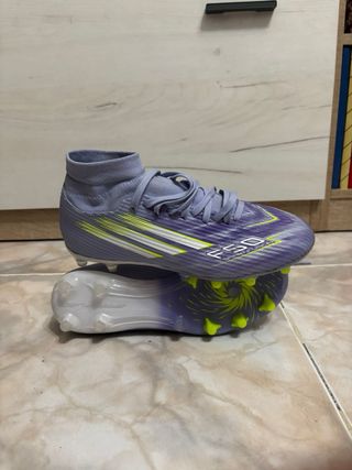 Botas de fútbol Adidas Morado/Verde