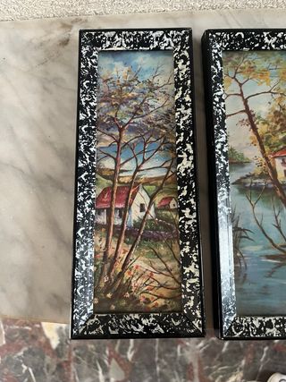 Marcos decorativos con ilustraciones