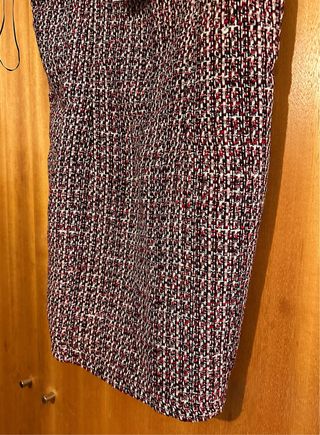 Vestido de inverno com alças xadrez