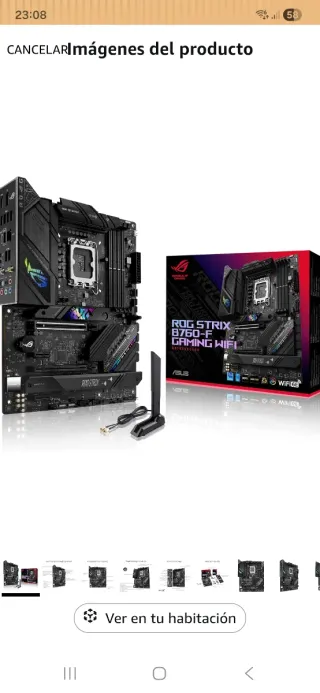 Placa Base ASUS ROG Strix B760-F Gaming WiFi