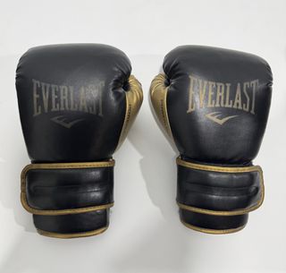 Guantes Boxeo Everlast Negros y Dorados