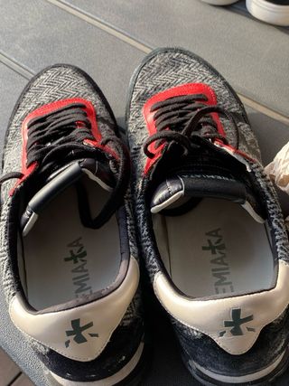 Zapatillas Premiata Hombre Negro/Gris