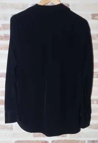 Camisa Zara Negra Talla M Nueva con Etiqueta