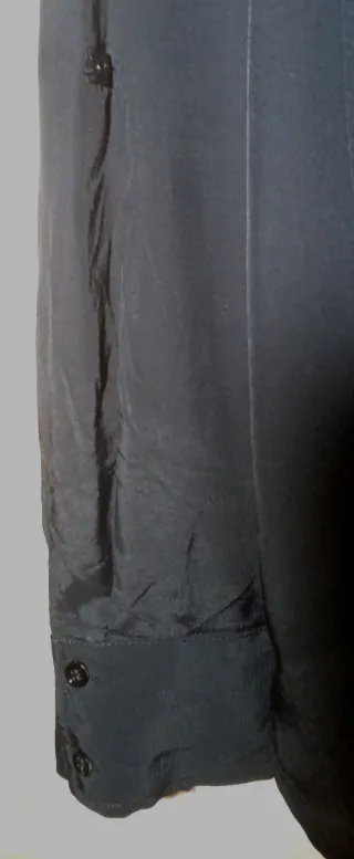 Camisa Zara Negra Talla M Nueva con Etiqueta