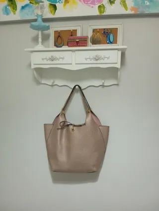 Bolso Tote Champán Poco Uso