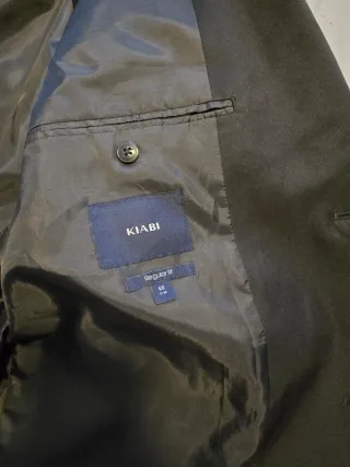 Chaqueta de vestir Kiabi negra talla 68