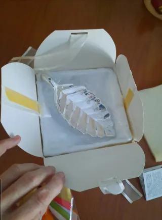 Foglia decorativa Bagutta simil-argento