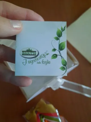 Foglia decorativa Bagutta simil-argento