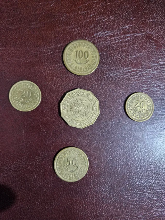 Lote de 5 monedas varios países colección antiguas