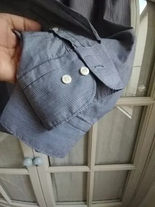 Pedro del Hierro Camisa Rayas Diplomáticas XXL