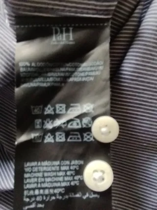 Pedro del Hierro Camisa Rayas Diplomáticas XXL