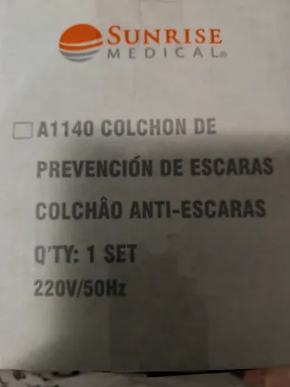 Colchón antiescaras neumático Sunrise Medical
