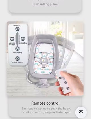 Hamaca balancín Mastela bebé nueva sin usar