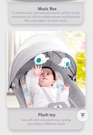 Hamaca balancín Mastela bebé nueva sin usar
