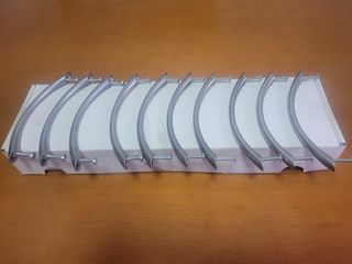 Tiradores para armario plateados