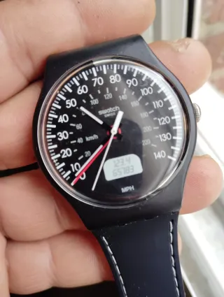 Orologio Swatch Nero con Scatola Originale