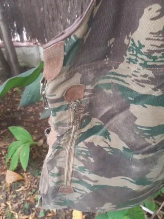 Chaleco de caza vintage camuflaje