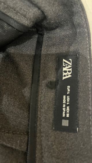Pantalón Zara Invierno Mujer Negro