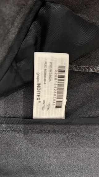 Pantalón Zara Invierno Mujer Negro