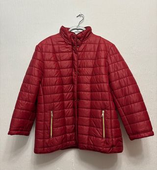Abrigo rojo mujer XXL