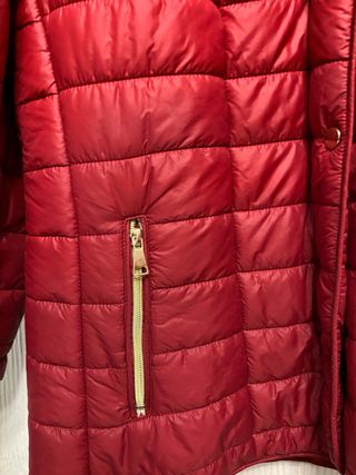 Abrigo rojo mujer XXL