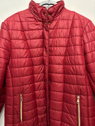 Abrigo rojo mujer XXL