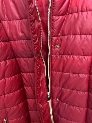 Abrigo rojo mujer XXL