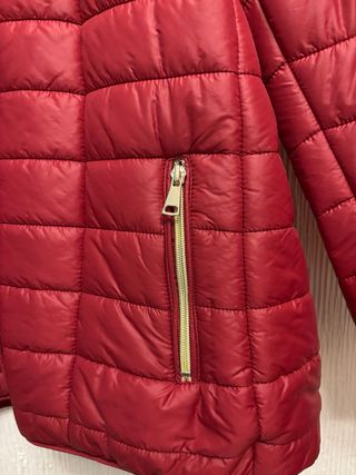 Abrigo rojo mujer XXL