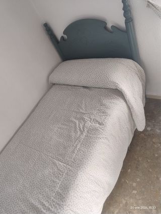 Cabecero madera maciza hecho a mano