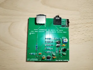 Commodore 64 longboard Módulo Reemplazo RF SVIDEO
