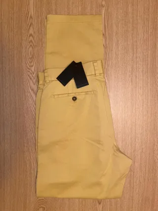 Pantalón Purificación García Hombre Amarillo