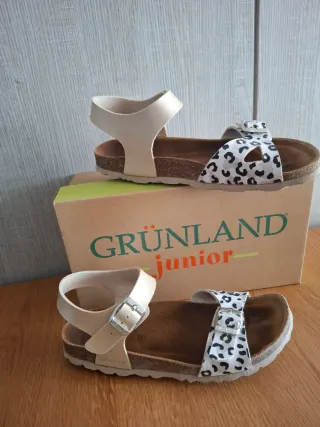 Sandali bambina fantasia leopardata